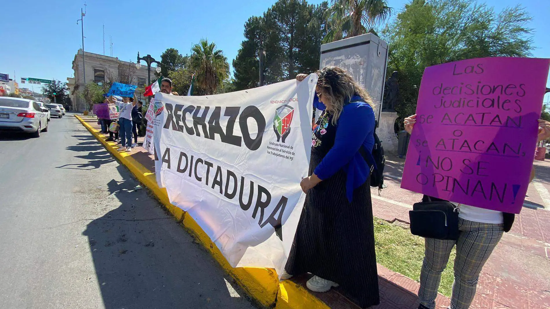 manifestación PJF